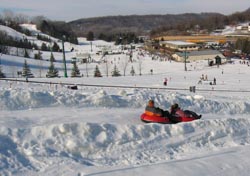 Snow Tubing at Mount Kato