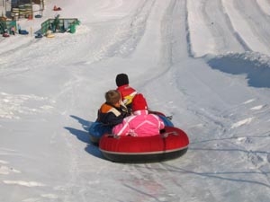 Snow Tubing at Mount Kato Ski Area