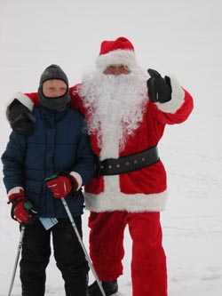 Santa at Mount Kato